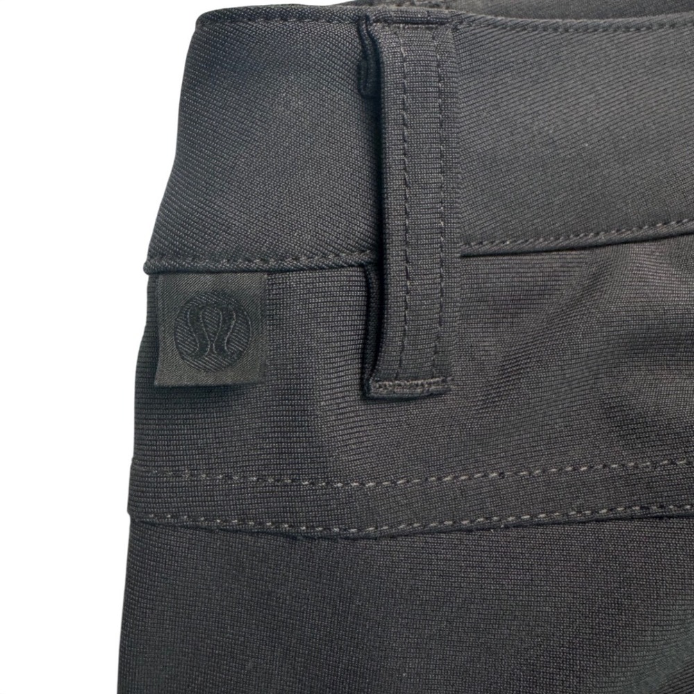 Lululemon ABC Pant Classic Warpstreme Black Mens 38x34 Five Pocket Trousers - Picture 2 of 15